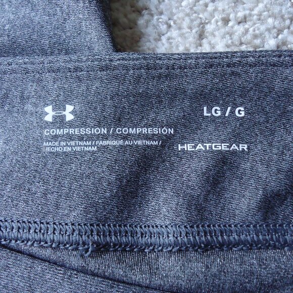 2 Under Armour Heat Gear Athletic Compression Pants L Bundle of 2 - Picture 10 of 12